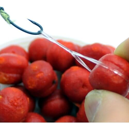120 PCS Pellets Bait Band Rubber Bait Bander Carp Fishing Accessories Elastic Baitbands Rings For Bait Boilies Holder Tackle