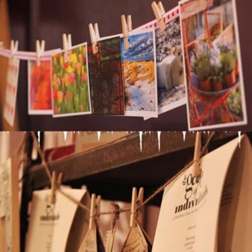 5pc wood clip 3.5cm Merry Christmas tree decoration wooden clamp photo folder for Wedding Party xmas new year decor navidad 2019