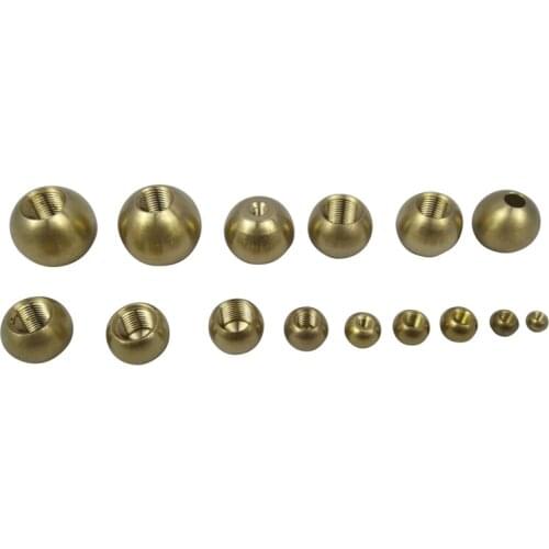 5pcs copper M12 inner tooth ball M10 M8 M6 M5 M3 round ball nut decorative nut lighting accessories