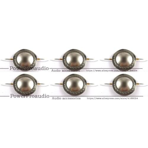 6pcs /lot 37.5mm High quality Titanium alloy diaphragm 8 ohm Tweeters speaker voice coil
