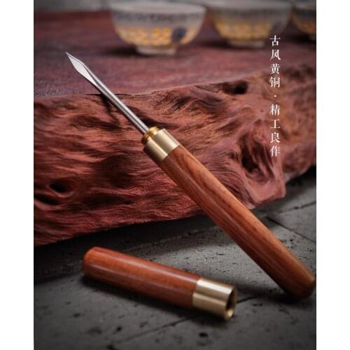 Free shipping Chinese traditional tea accessory, blackwood tea cutters coffee tea tools