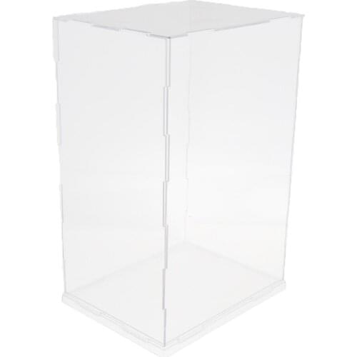 Display Case - 260mm X 200mm X 420mm, Clear, Dust Resistant & Stackable