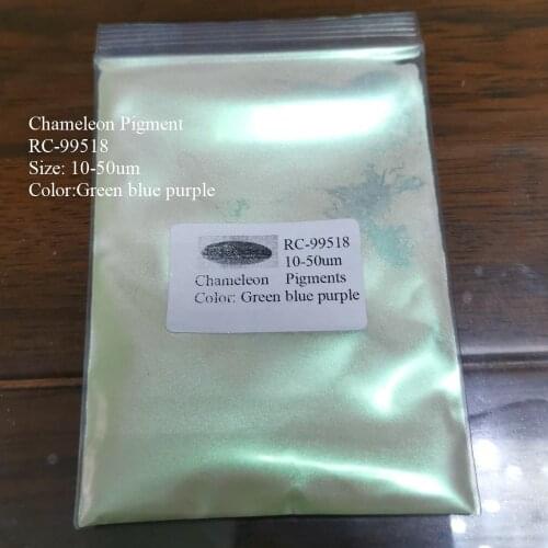 Chameleon Effect Pearl Pigment Powder Paint Color Shift with Viewing Different Angle RC- 99518 for Cosmetics, Auto Paints