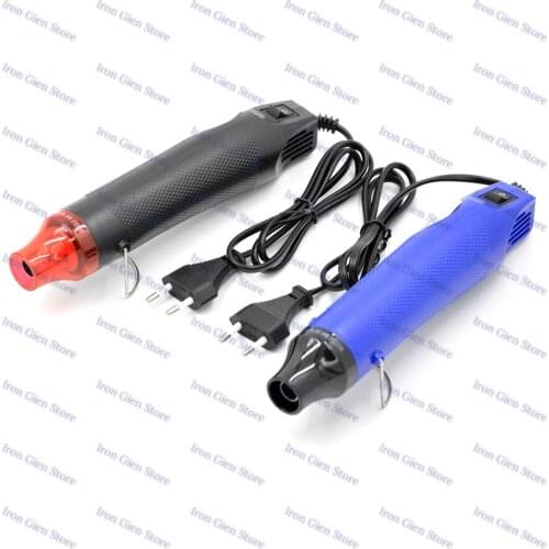 EU/US Plug Heat Gun Hot Air Temperature Hand Held Electric Plastic Blower Thermal Shrink DIY Power Tools with Supporting Seat