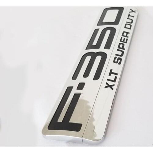 F350 XLT Super Duty Emblems Badge F 3D for F-350 XLT