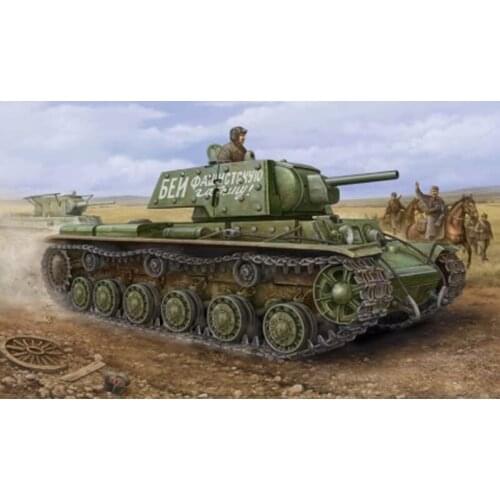 Trumpeter 84811 1/48 Russian KV-1s Ehkranami Tank Plastic Model Armored Car Kit TH06125-SMT6