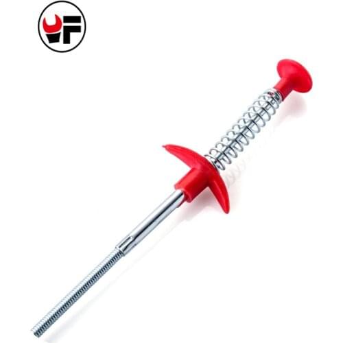 60cm Adjustable Length 4 Claw Telescopic Long Reach Pick Up Tool Bend Curve Spring Grabber Tool For Home Sewer Garden Use DN145