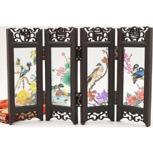 Handicrafts with Chinese characteristics, Zhang Da Qians landscape paintings, small screen ornaments #467