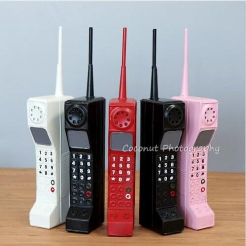 Coconut neaborn photography props Simulation of nostalgic retro mobile phone model black tianyi mobile phone photo studio