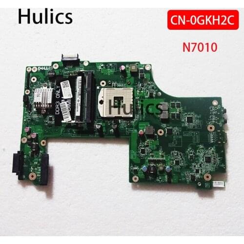 Hulics Original CN-0GKH2C 0GKH2C GKH2C fit For Dell Inspiron 17R N7010 laptop motherboard DA0UM9MB6D0 HM57 System Board