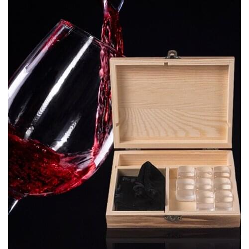 Reusable Whiskey Stones Sipping Ice Cube Cooler Drink Whisky Natural Rocks Bar Wine Cooler Party Wedding Gift Favor Christmas