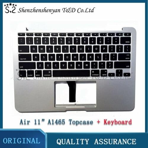 Original New A1465 Topcase US UK Keyboard for MacBook Air 11 "A1465 keyboard backlight 2013 2014 2015 year