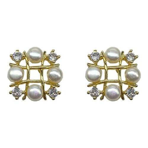 2021 Earrings For Women Vintage Brincos Top Fashion Sale Tibetan Oorbellen Aros Pendientes Simple Pearl Earring Jewelry