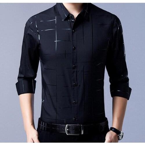 SHIERXI Men's Long Shirts