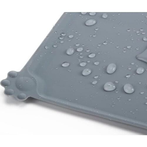 Silicone Waterproof Dog Cat Pet Food Mats Tray - Non Slip Pet Dog Cat Bowl Mats Placemat - Dog Pet Cat Feeding Mat