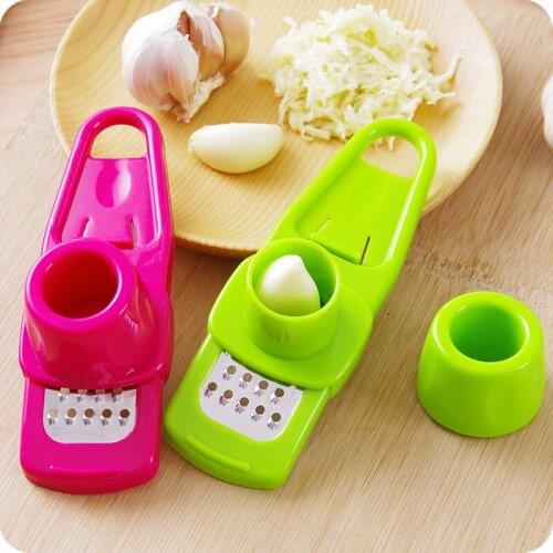 1PC Garlic Slicer Creative Mini Garlic Grinding Grater Slicer Cutter Cooking Tools Kitchen Accessories Multi-Functional