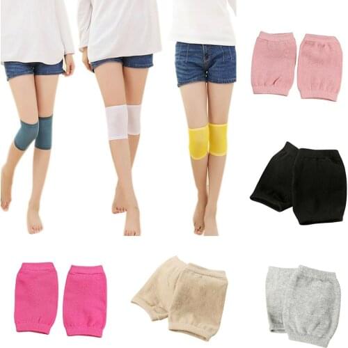 All-match Thermal Knee Sleeve Knee Brace Pad Women Plain Leg Warmer Protector