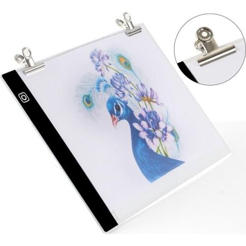 A3/A4/A5 Size Three Level Dimmable Led Light Pad,Tablet Eye Protection Easier for Diamond Painting Embroidery Tools Accessories