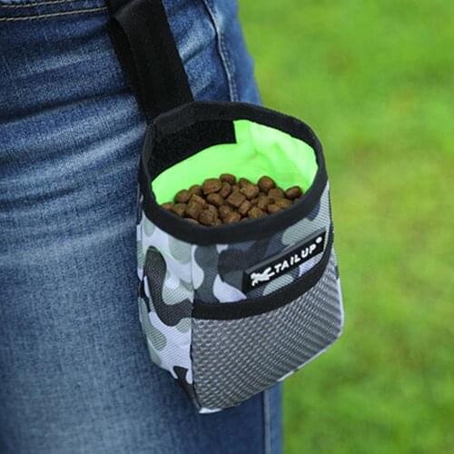 Outdoor Convenient Dog Training Snack Bag Large Capacity Training Supplies Strong Wear Puppy Snack Pet Training Reward Waist Bag