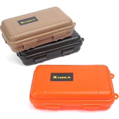 Outdoor Waterproof Survival Sealed Box Dustproof Shockproof Plastic EDC Tools Storage Container Case Holder Fishing Tackle Tools
