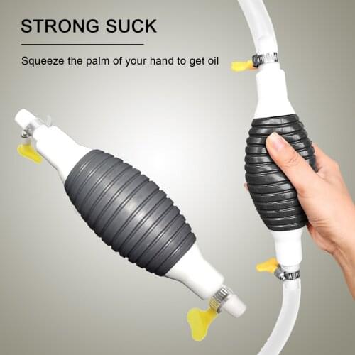 Universal Car Motorcycle Boat Manual Fuel Pump Line Hand Primer Bulb Water Oil Gasoline Petrol Diesel Liquid Transfer Accessorie
