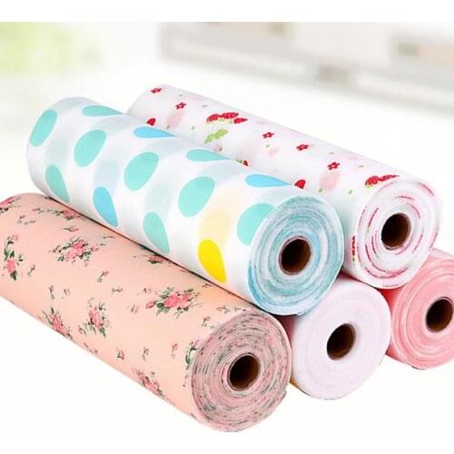 Household Waterproof Printed Pad Mat Wardrobe Cabinet Antibacterial Pattern Moisture Household Drawer Paper