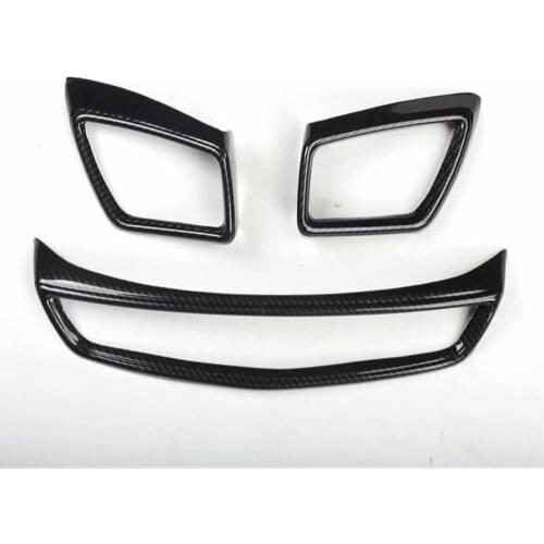 Car Inner Front Console Air Condition Vent Outlet Cover Trim Accessories for Nissan X-Trail T32 Rogue 2014-2018 2019 2020