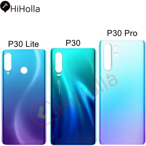 Back Cover For Huawei P30 Pro Back Battery Glass Cover VOG-L29 ELE-L29 Rear Door Housing Case For Huawei P30 Lite Battery Cover