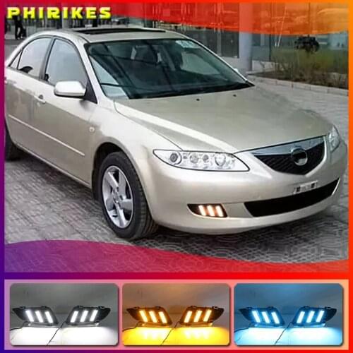 1 set for Mazda 6 Mazda6 2003 2004 Driving DRL Daytime Running Light fog lamp Relay LED Daylight car styling free shipping