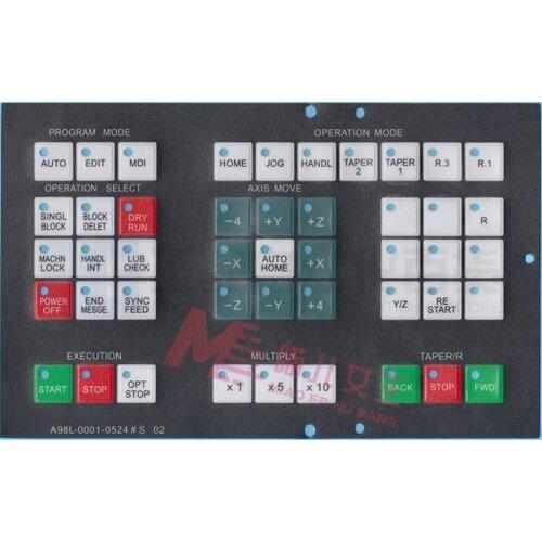 A98L-0001-0524#S02 Key film A98L-0001-0524#S 02