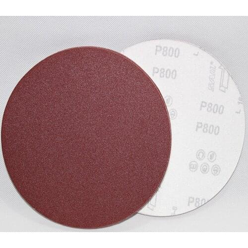Free shipping 10pcs 12 Inch 300mm Round Sandpaper Eight Hole Disk Sand Sheets Grit 40-1000 Hook and Loop Sanding Disc Polish