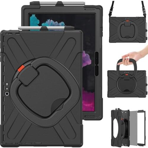 Tablet Case for Microsoft Surface Pro 7 6 5 4 Surface Pro X Funda Pen Holder for Surface Go Go2 Case Screen Frame Shoulder Strap