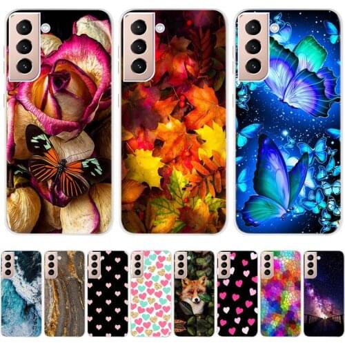 For Samsung Galaxy S21+ 5G Case S21 Plus 5G Coque Transparent Soft Phone Case For Samsung S21+ S21 Plus 5G G996B Cover S 21 PLUS