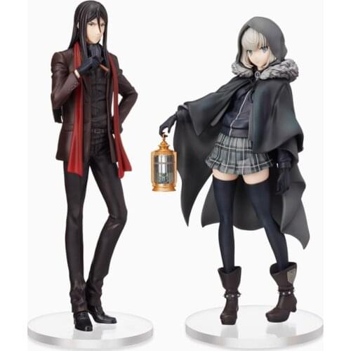 Tronzo Original SEGA Fate/Grand Order Lord·Elmero II Event Book Waver Velvet Gray PVC Action Figure Anime Figurine Toys Gifts