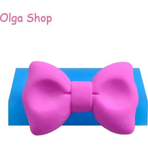 FYL326 Kawaii 3D Bow & Ribbon Mould - Fondant Cake Decorating Craft Jewellery DIY Mould for Miniature Food, Resin Candy Mould