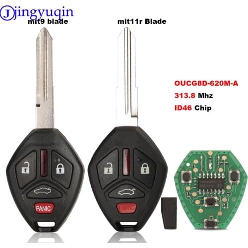 Jingyuqin Transponder Chip ID46 For Mitsubishi Galant Eclipse OUCG8D-620M-A 313.8Mhz Ec2007 2008 2009 2010 2011 2012