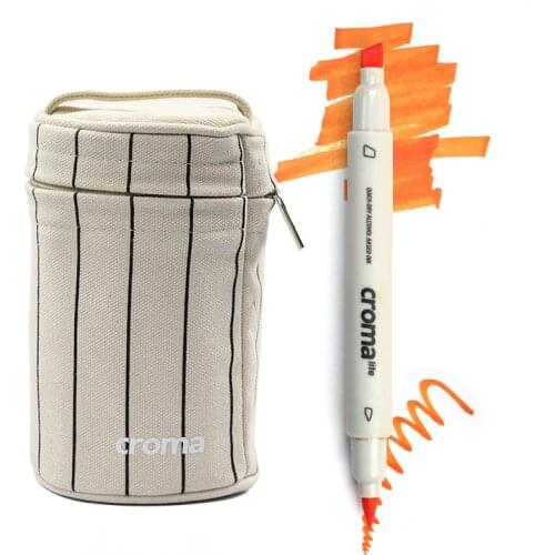 Croma Dual Heads Art Markers 12/24/36/48/60/72/216 Colors Waterproof Sketch Oily Alcohol Based Marker For Anime Students Design