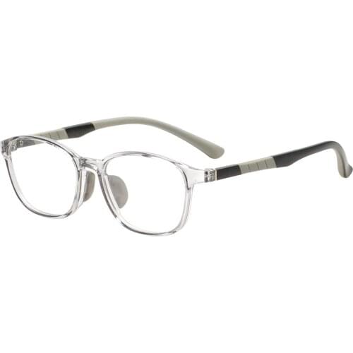 Fashion Colorful Large Children Glasses TR90 Lightweight Clear Full Rim Oval Eyeglasses Frame With Rubber Nose Pad For Lenses