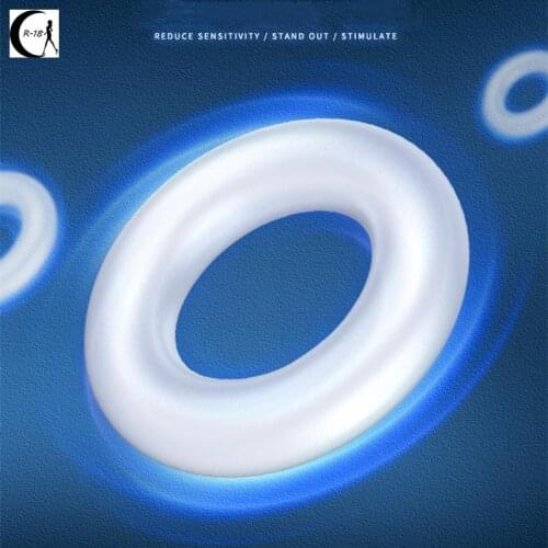 1pcs Silicone Durable Penis Ring Adult Men Ejaculation Delay Cock Rubber Rings Penis Enlargement Sex Toys For Male Sex Rings