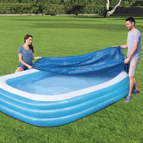 Rectangular Pool Cover Rainproof Windproof Dust Resistant Sun Protection For Swimming Pool XR-Hot