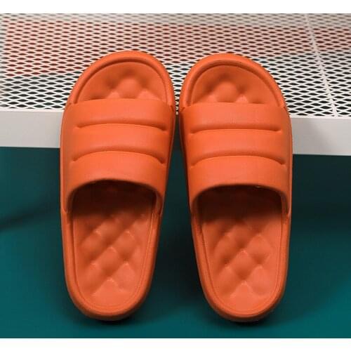 Slippers Women Summers 2021 Thick Platform Couple Sandals Indoor Bathroom Non-Slip Slides Ladies Mens Shoes Mules Dropshippin