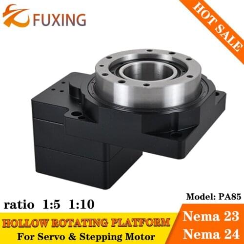 High-Precision 85mm Hollow Rotating Platform Planetary Gearbox Reducer For 200w 400w Servo Motor Nema23 Stepper Motor
