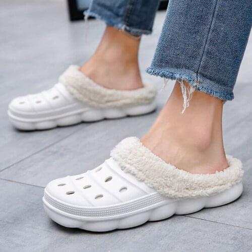 Winter Men Home Indoor Warm Slippers Fashion Couple Casual Cotton Shoes Mens Bedroom Slipper Comfortable Zapatillas Casa Hombre