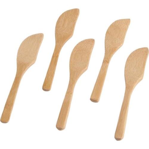 Wooden Butter Knife Pastry Cream Cheese Butter Cake Knife Cake Decorating Tools Fast Shipping SN3056