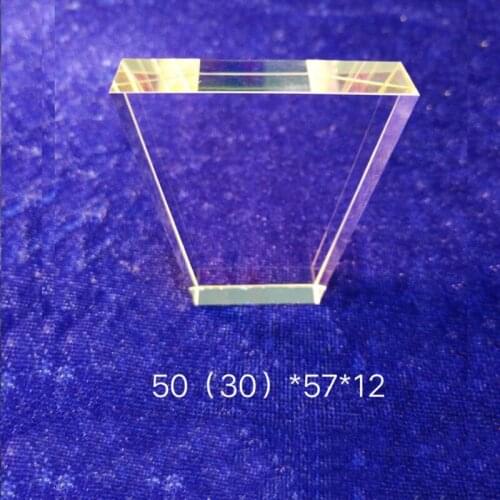 50*47.5*10 MM E-light hair removal, skin rejuvenation light guide crystal fast cooling and transmission for sale