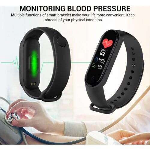 M5 Fitness Smart Watch Band Activity Tracker Heart Rate Blood Pressure Sport Smartwatch Play Music Bracelet Band For IOS Android