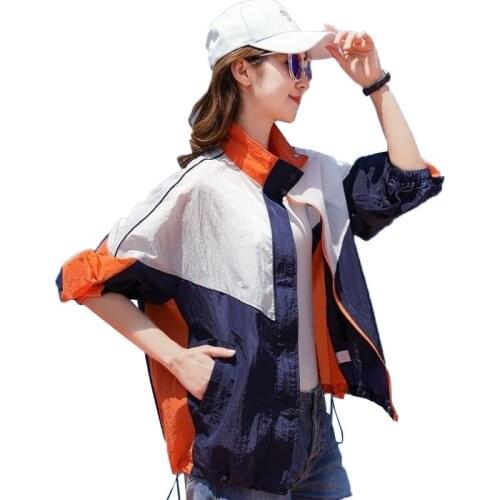 Summer Jacket Women Sun Protection Clothing 2021New Fashion Sunscreen Loose Sandy beach Short Coat Ladies Jacket Sunscreen