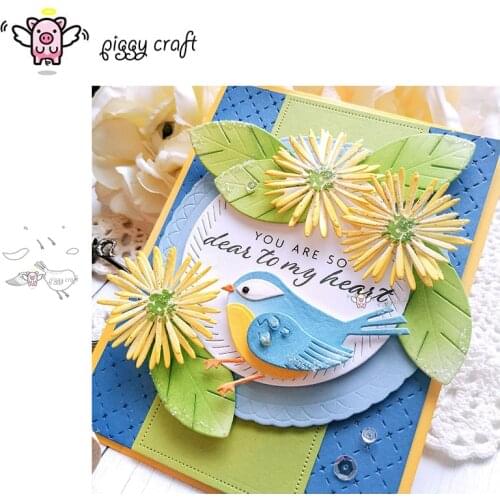 Piggy Craft metal cutting dies cut die mold Bird decoration Scrapbook paper craft knife mould blade punch stencils dies