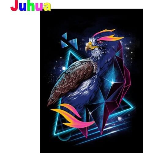 Eagle 5d Diy diamond painting full Round/Square drill abstract Geometric animal diamond embroidery diamond mosaic home decor