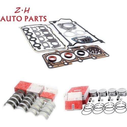NEW Engine Piston Ring Cylinder Gasket Bearing Shell Repair Kit For Audi A3 A4 A6 TT VW Golf Beetle Jetta Passat 1.8T 06B107065N